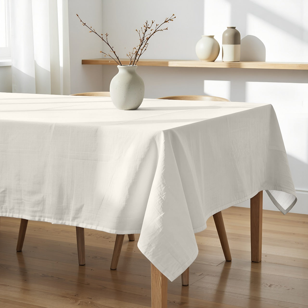 Mantel Antimanchas Resinado Liso Crudo