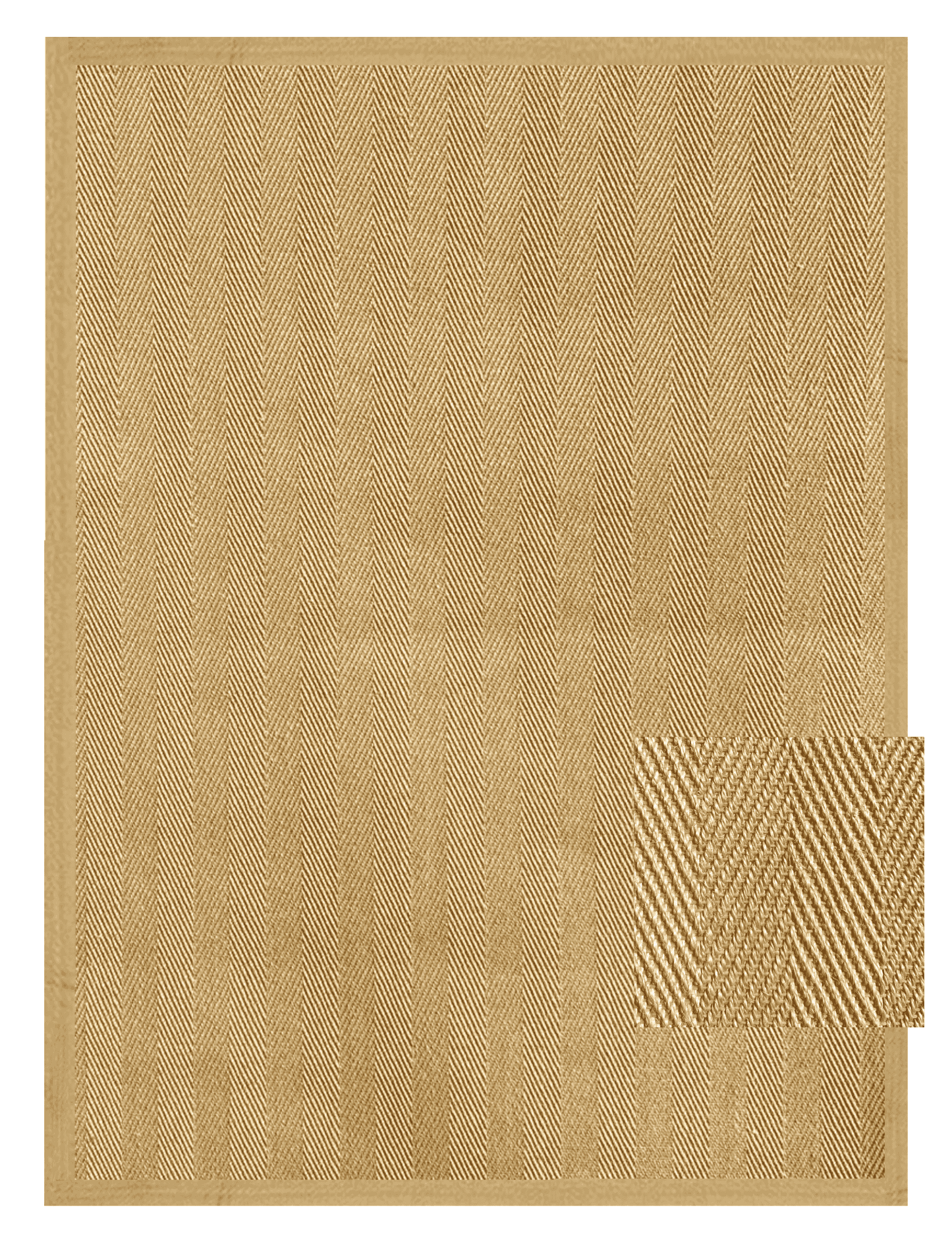 Alfombra Espiga Claro Sisal Sintético