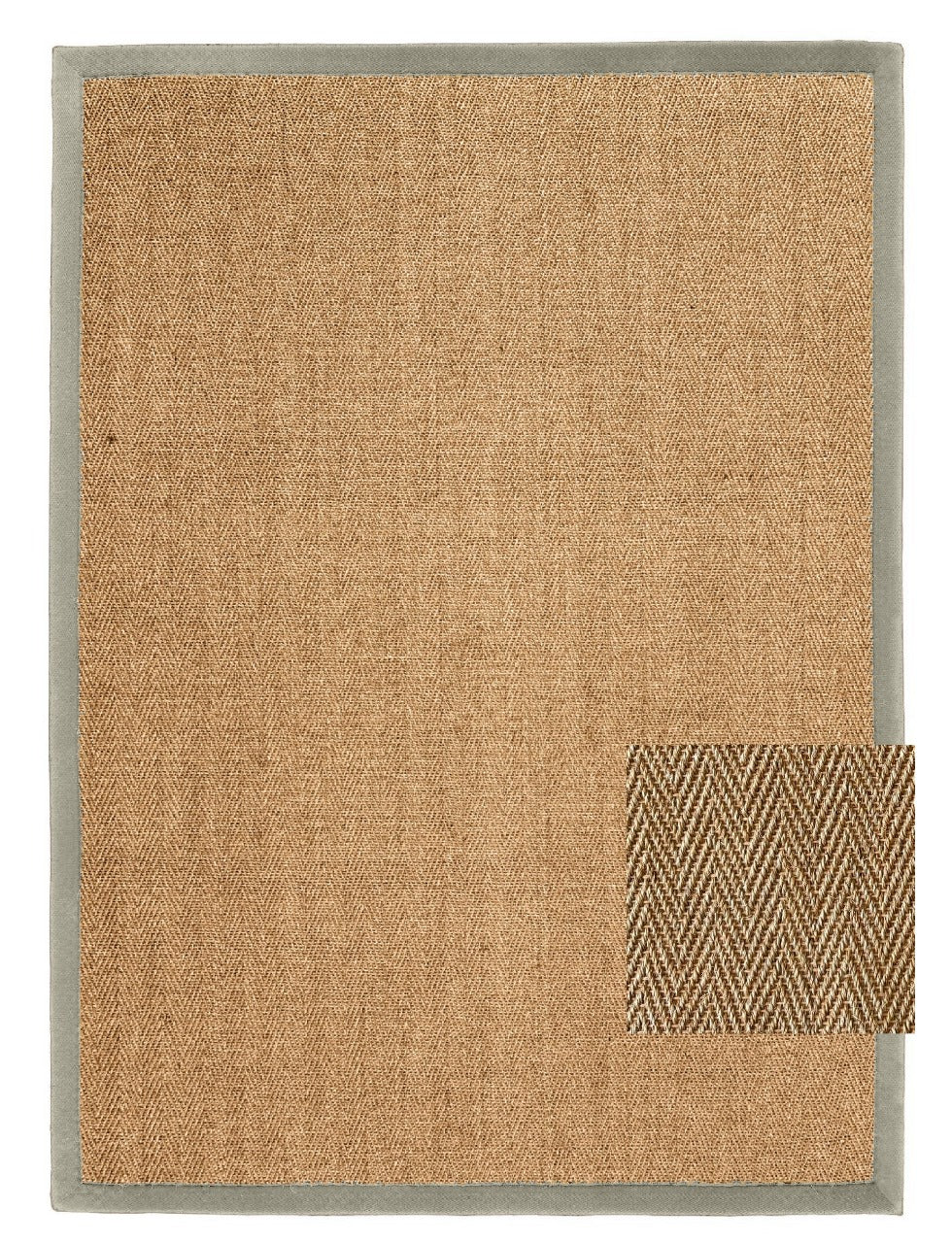 Alfombra Sisal Sintético Espiga Natural