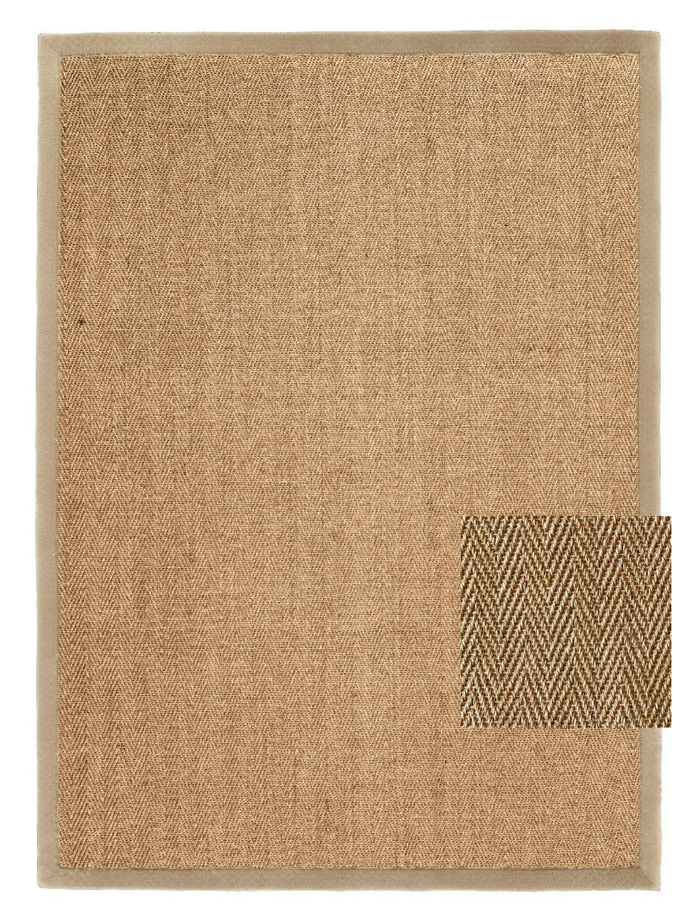 Alfombra Sisal Sintético Espiga Natural
