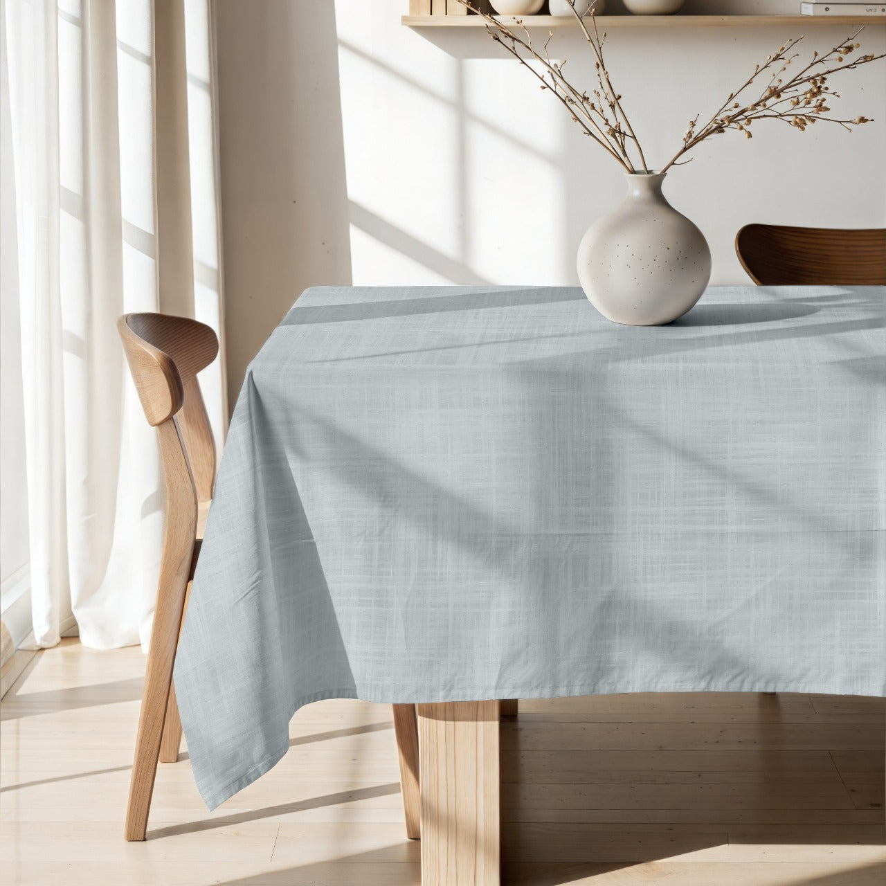 Mantel Antimanchas Resinado Celeste