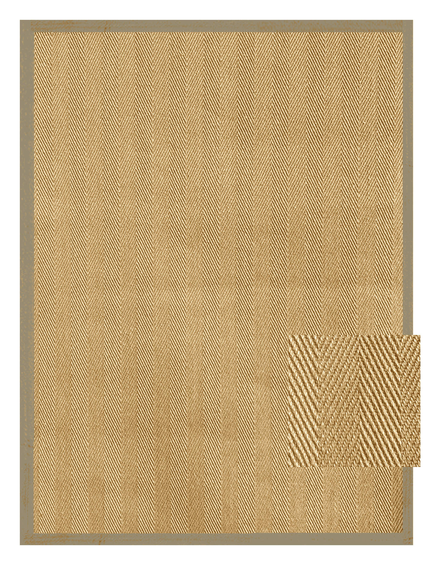 Alfombra Espiga Claro Sisal Sintético
