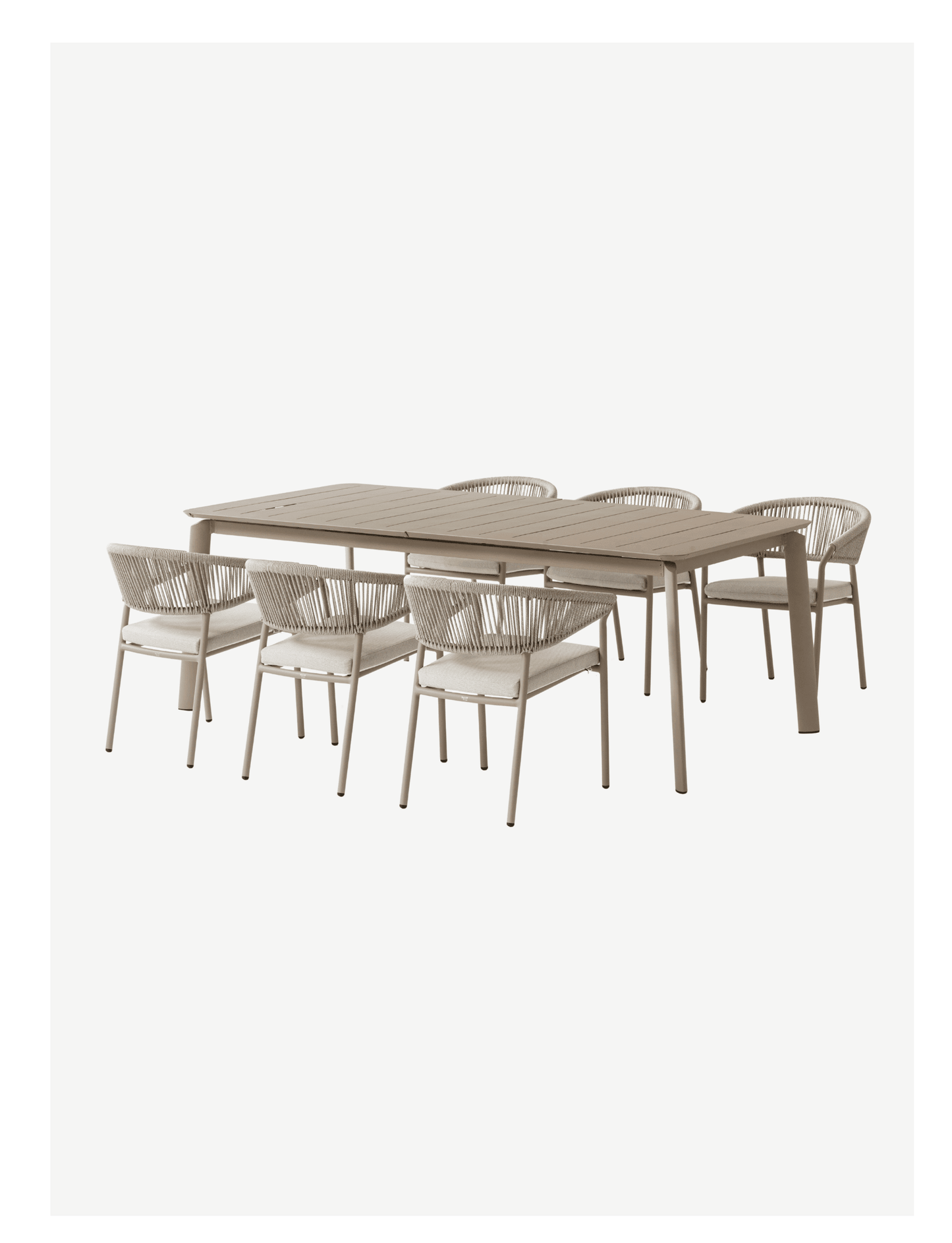 Mesa de Comedor Extensible Aluminio Arena Grande