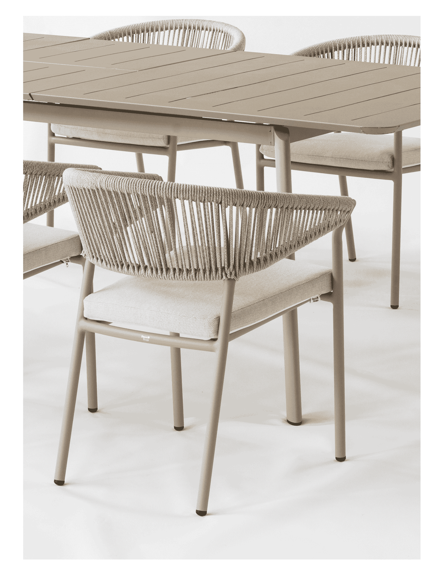 Mesa de Comedor Extensible Aluminio Arena Mediana