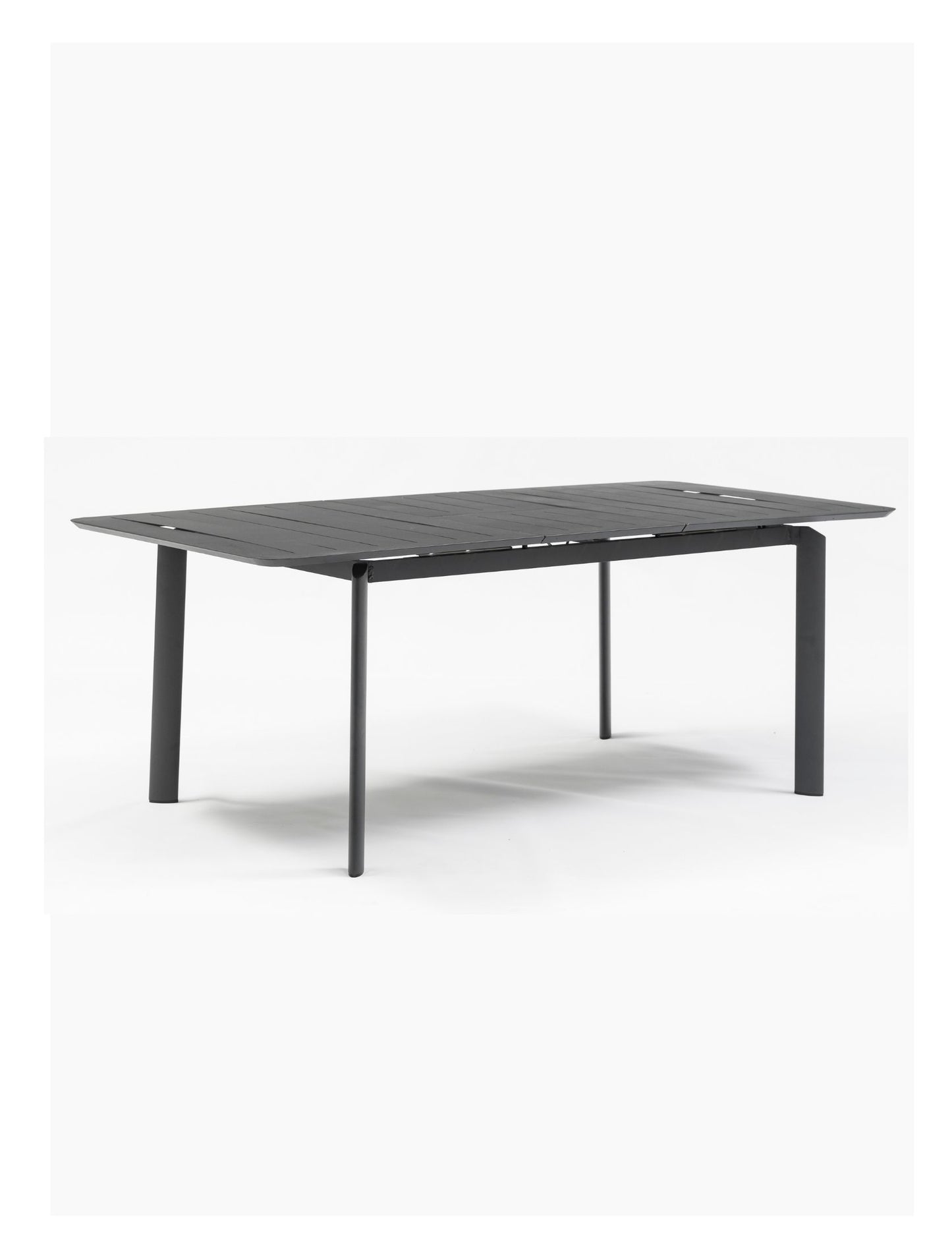 Mesa de Comedor Extensible Aluminio Gris Grande