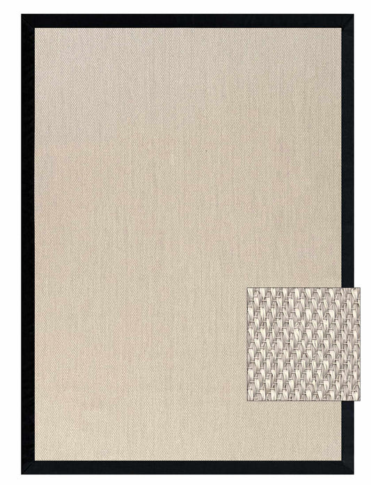 Alfombra Vinílica Mila Borde Negro