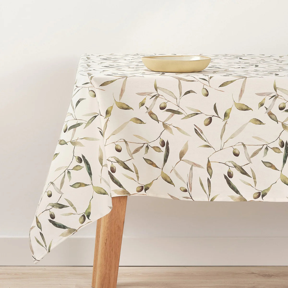 Mantel Antimanchas Resinado Oliva