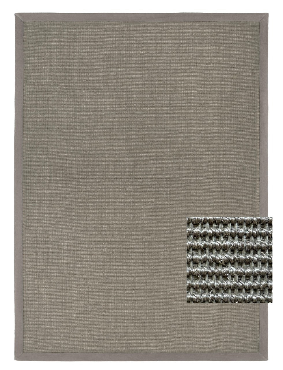 Alfombra Sisal Sintético Smoke