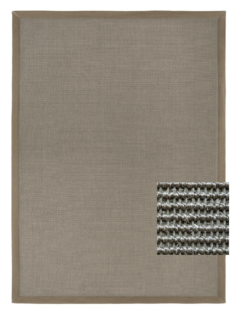 Alfombra Sisal Sintético Smoke