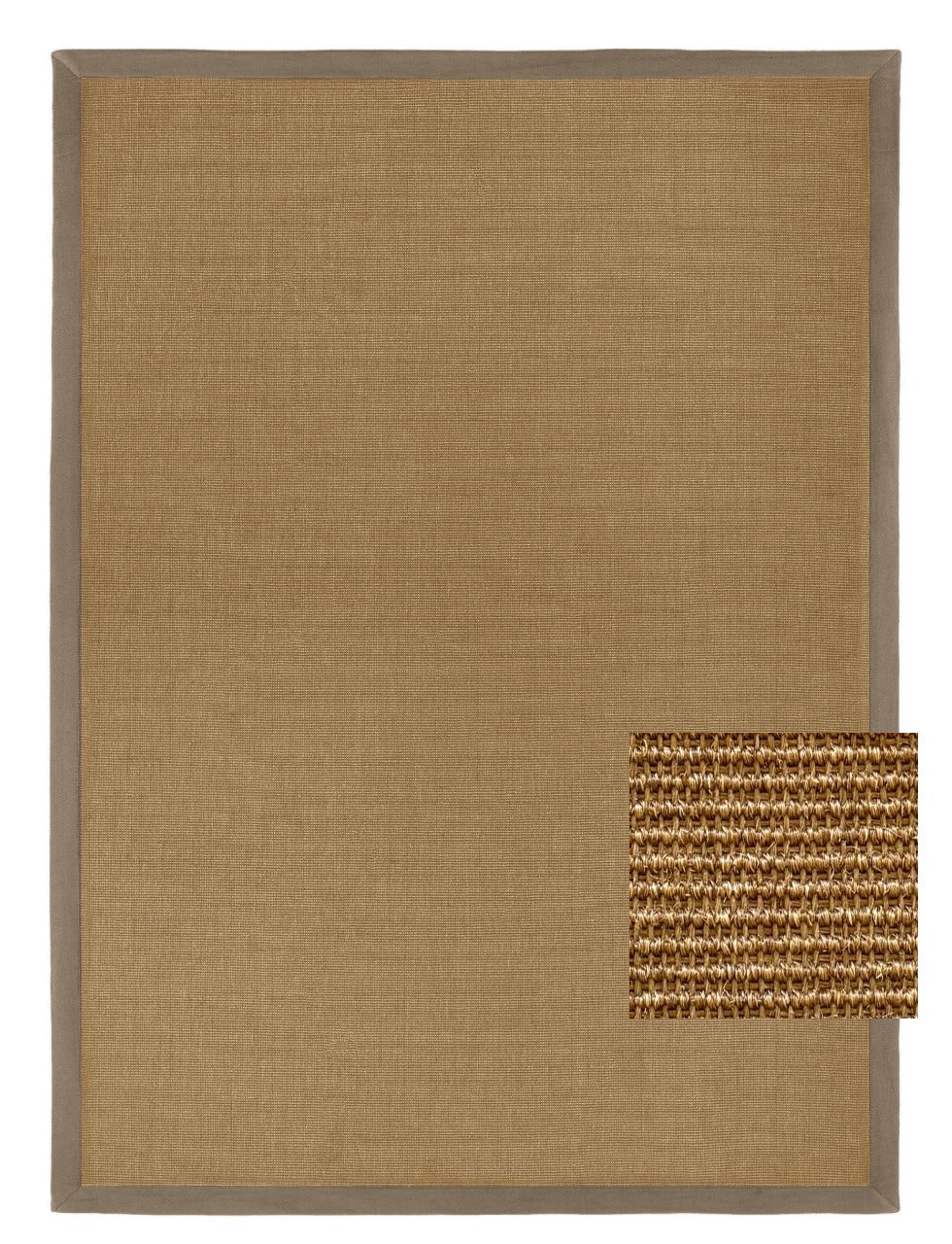 Alfombra Sisal Sintético Tan