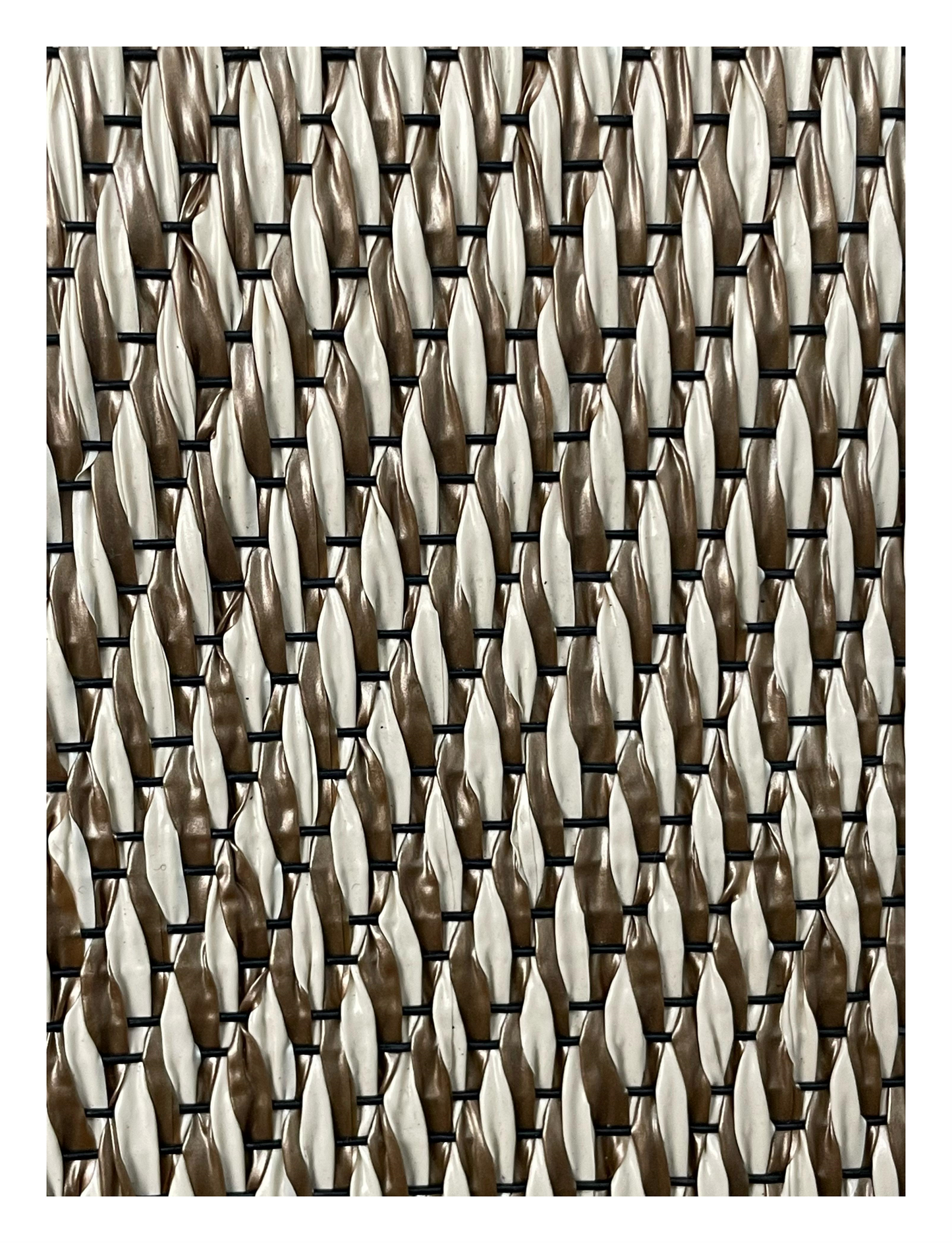 Alfombra Vinilica Palma Borde Tela Negro