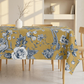 Mantel Antimanchas Resinado Azul Mostaza