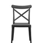CYBER Mesa Extensible Aluminio Gris Mediana + 6 Sillas Cross