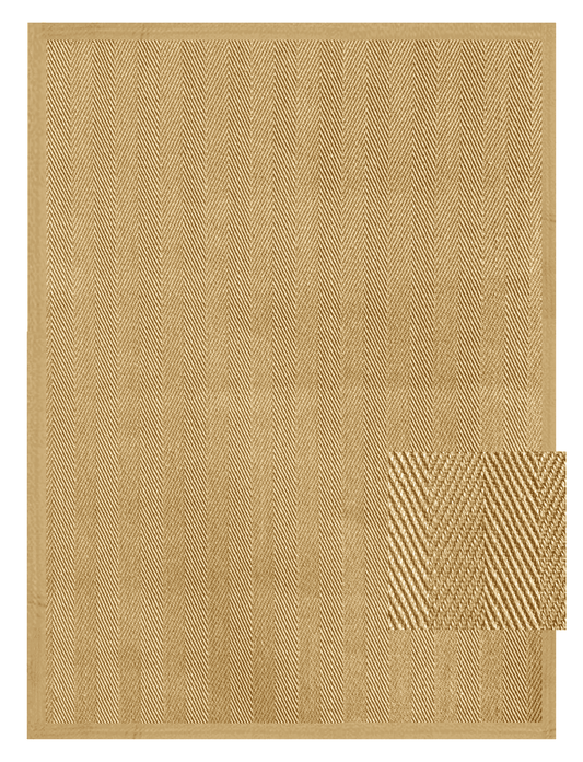 Alfombra Espiga Claro Sisal Sintético