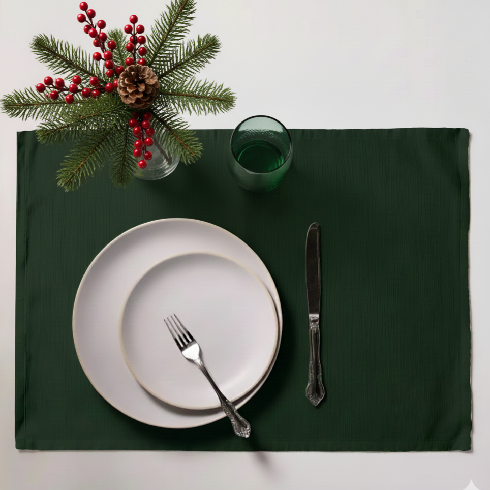 Individual Lino Verde (Pack 2 unidades)