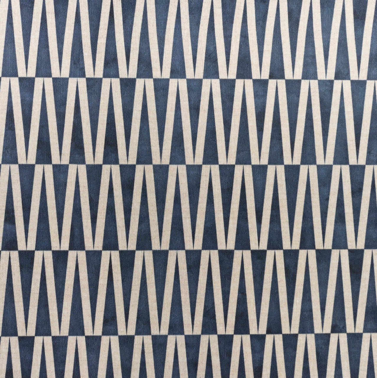 Mantel Antimanchas Resinado Geométrico Azúl