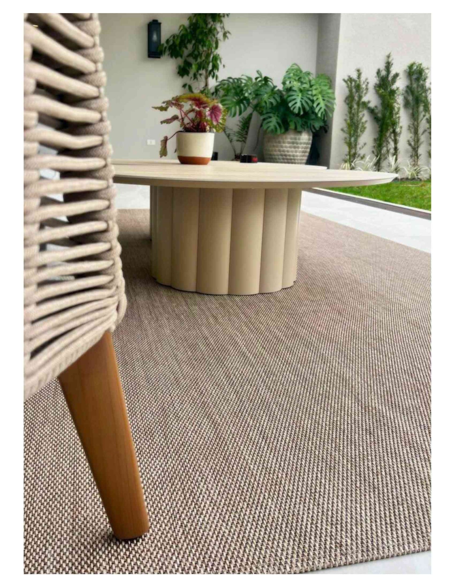 Alfombra Vinílica Palma Borde Costura