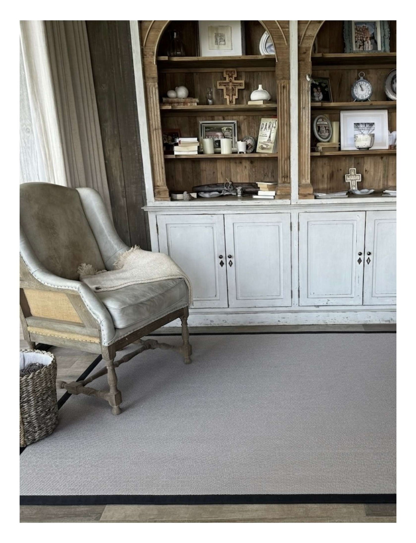 Alfombra Vinilica Lauria Borde Negro