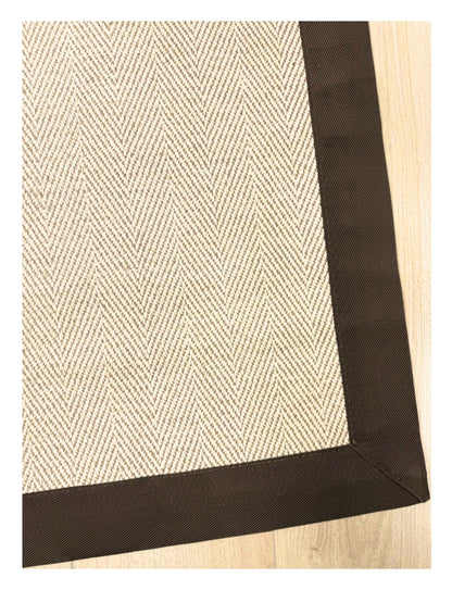 Alfombra Vinílica Atenas Borde Café