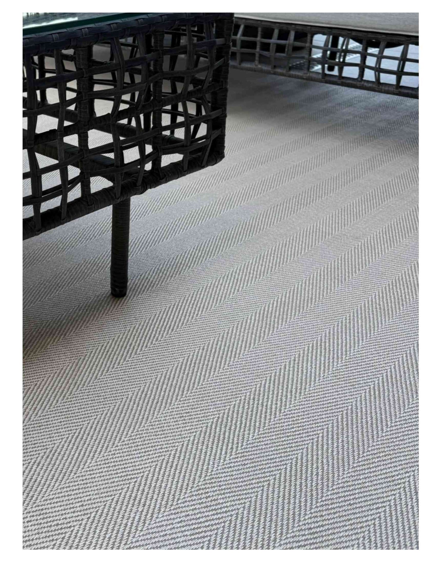 Alfombra Vinílica Atenas Borde Café