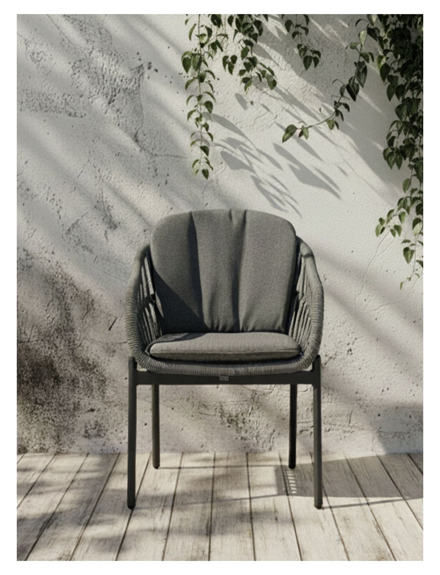 Silla Aluminio Aira Gris (2 unds)