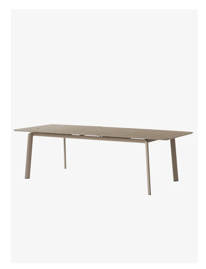 CYBER Mesa Extensible Beige Grande + 8 Sillas Ares
