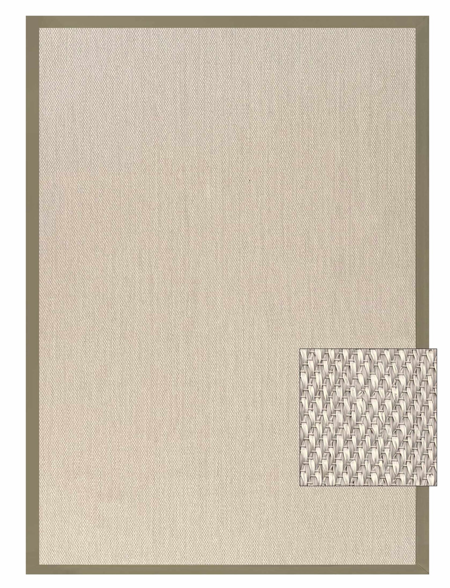Alfombra Vinílica Mila Borde Beige