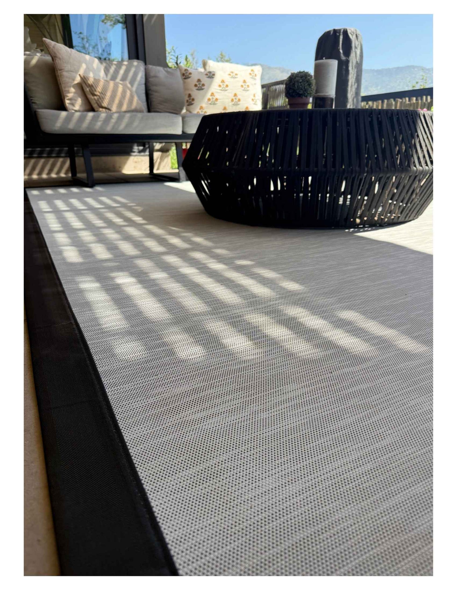 Alfombra Vinílica Oslo Borde Negro