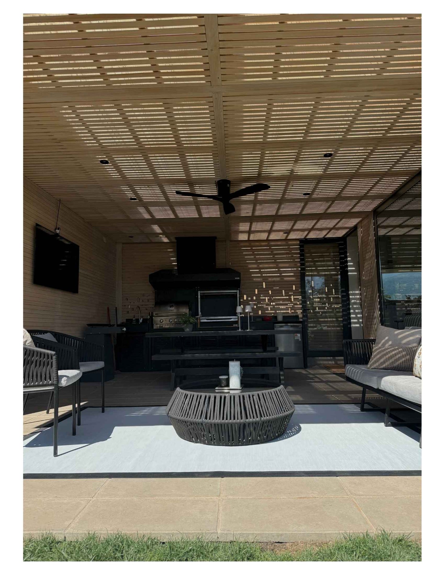 Alfombra Vinílica Oslo Borde Negro