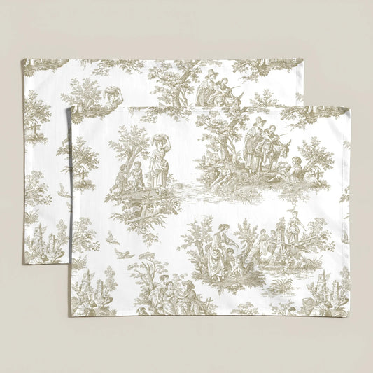 Individual Antimanchas Paulo Beige (Pack 2 unidades)