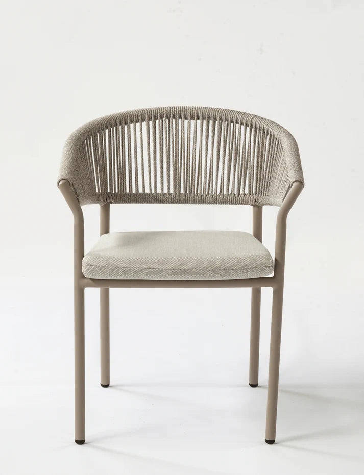 CYBER Mesa Extensible Beige Grande + 8 Sillas Ares