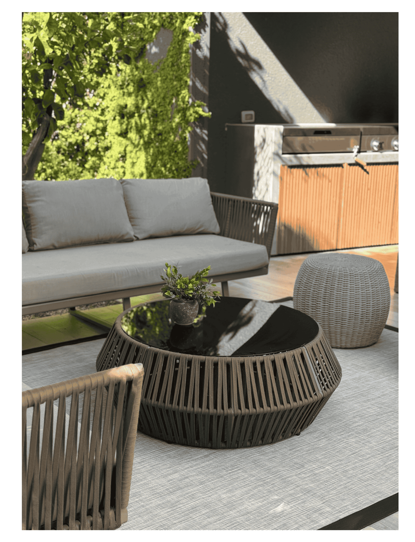 Alfombra Vinílica Siena Borde Negro