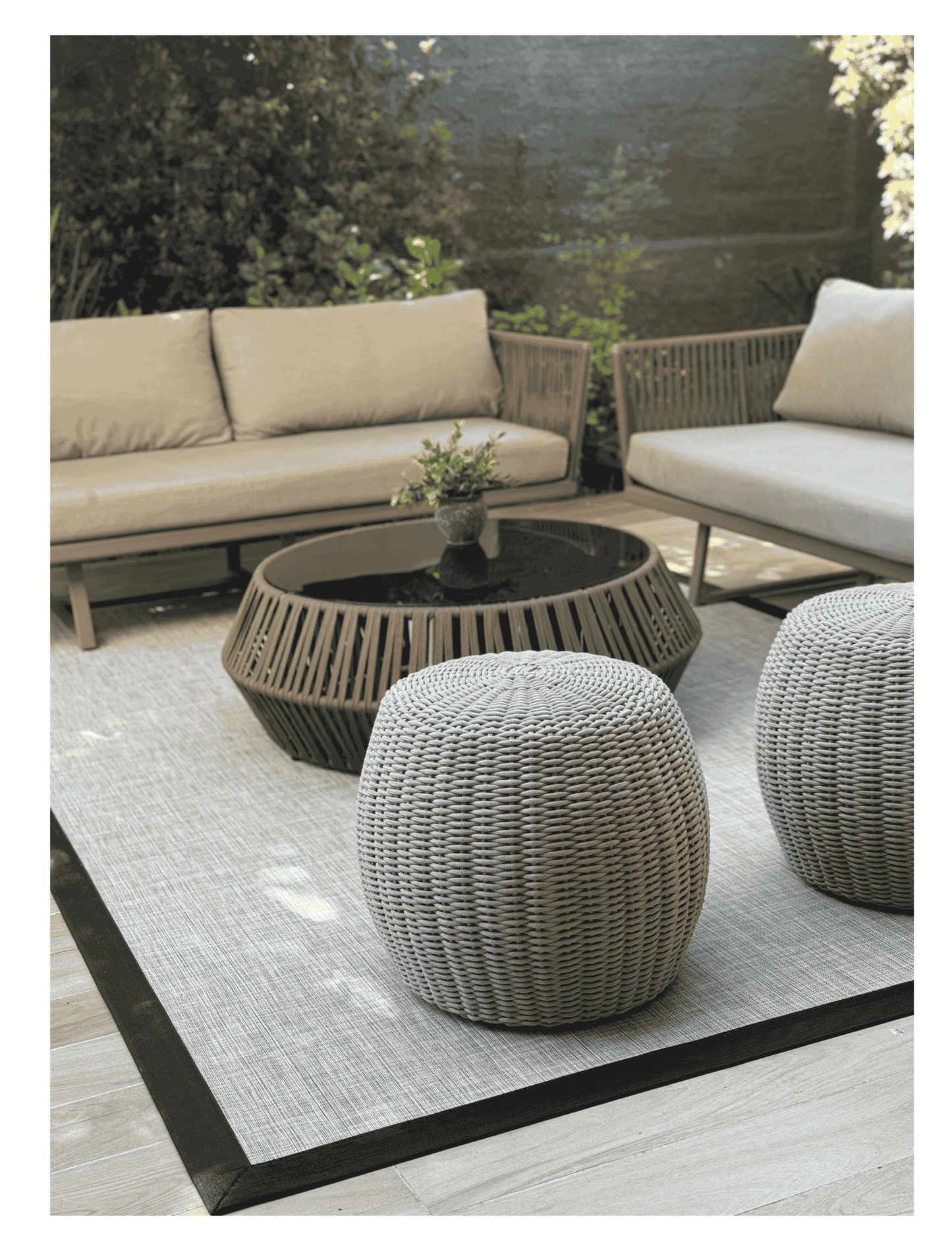 Alfombra Vinílica Siena Borde Negro