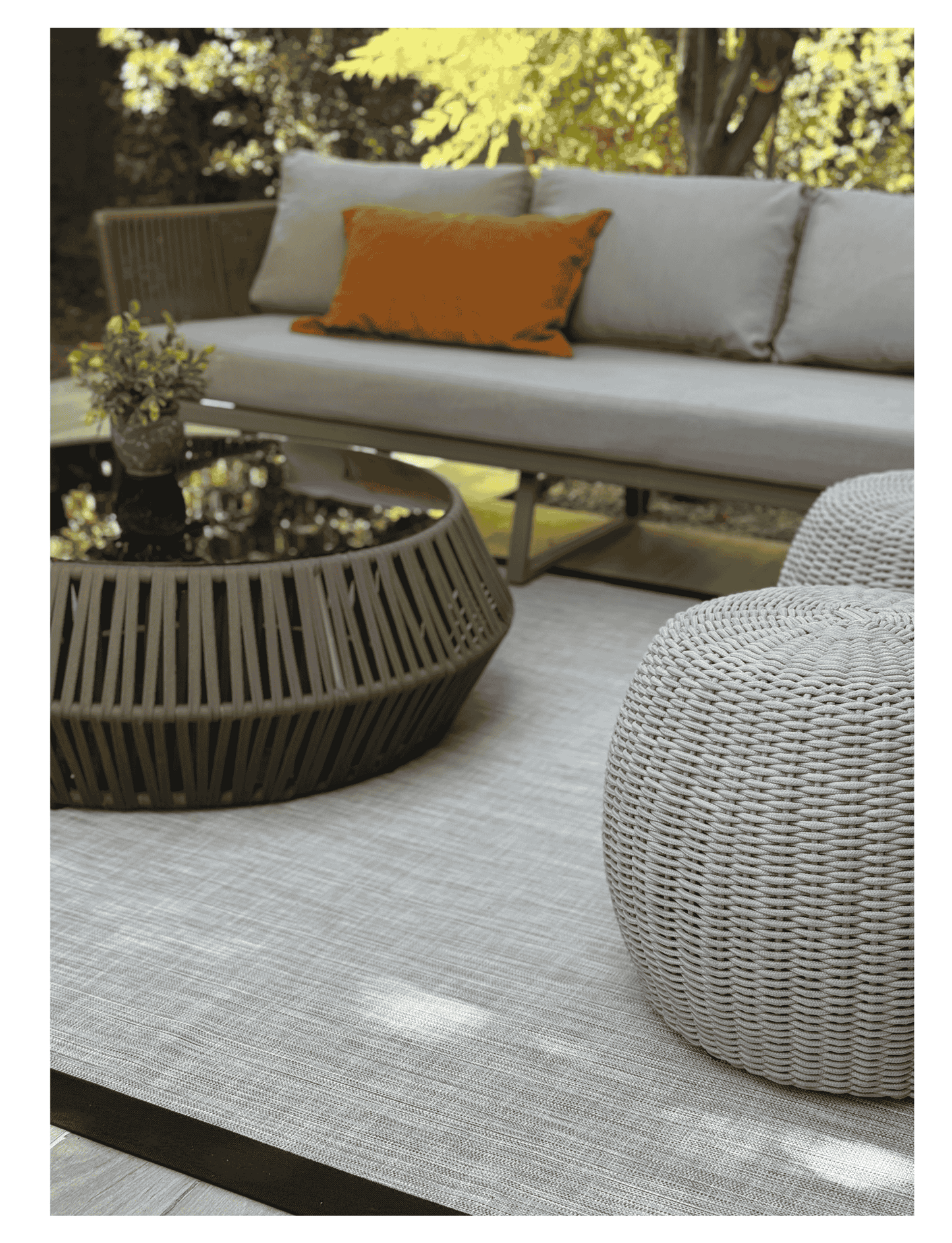 Alfombra Vinílica Siena Borde Negro