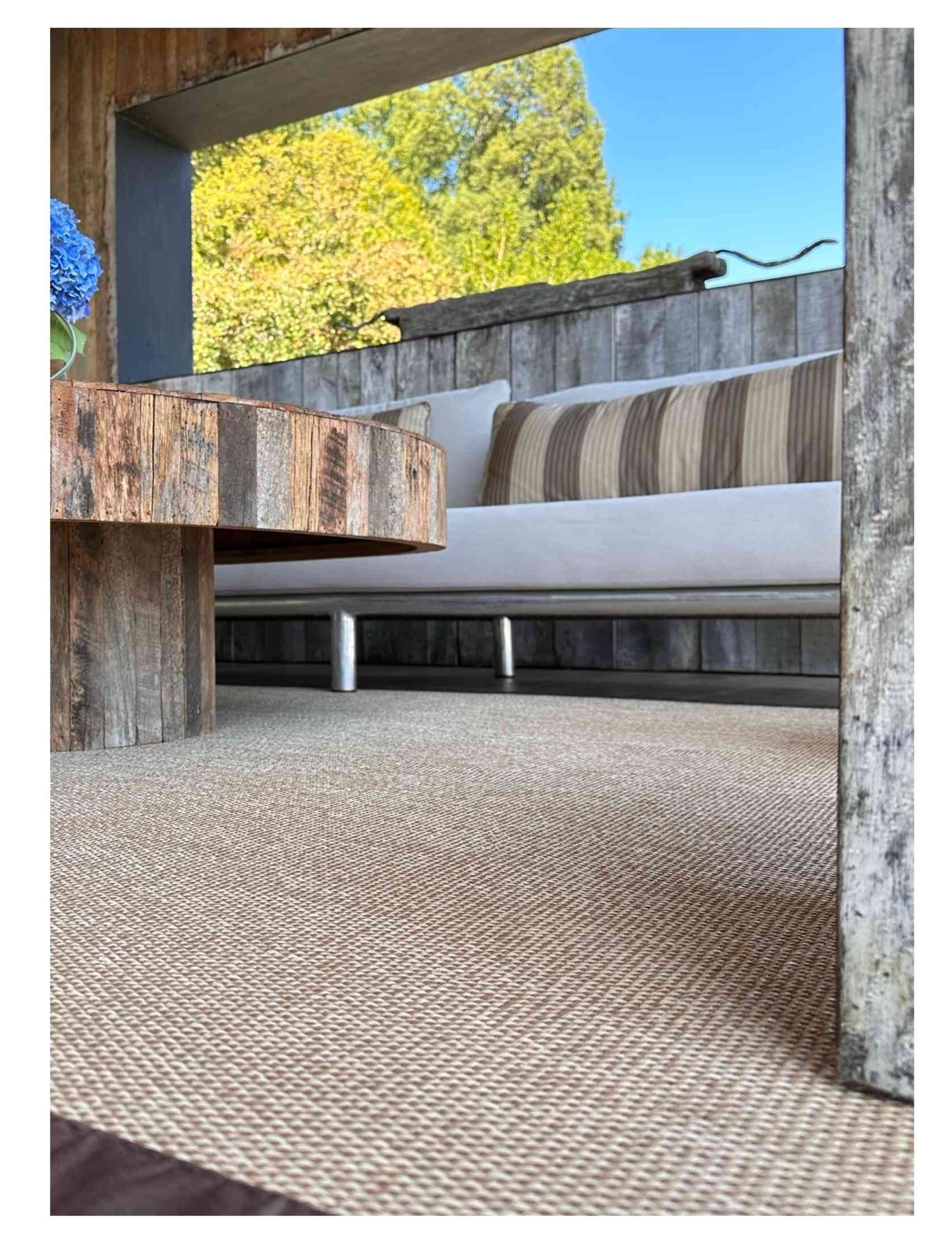 Alfombra Vinílica Telmo Borde Café