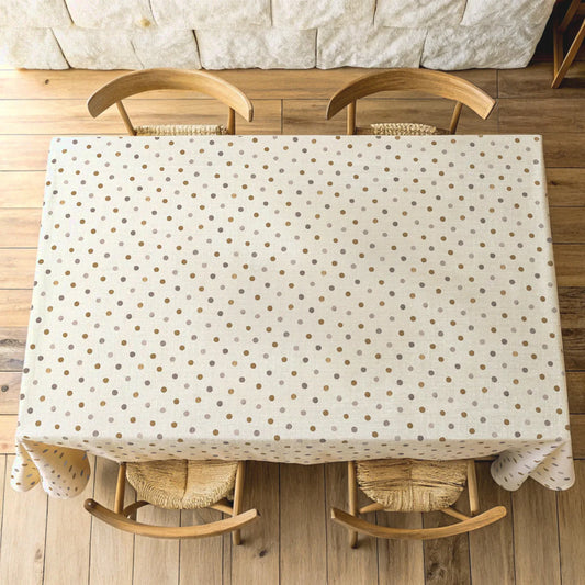 Mantel Antimanchas Resinado Puntos